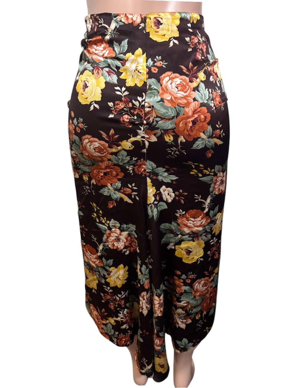 VERONICA BEARD Women’s Pixie Floral Ruched Silk Midi Skirt - Picture 6 of 16